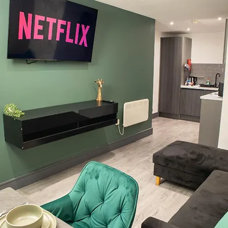 아파트 Centre With Super King Bed Fully Equipped Perfect For Longer *